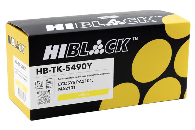 Тонер-картридж Hi-Black (HB-TK-5490Y) для Kyocera ECOSYS PA2101/ MA2101, Y, 2,4K
