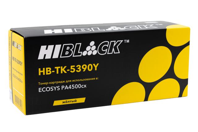 Тонер-картридж Hi-Black (HB-TK-5390Y) для Kyocera ECOSYS PA4500cx, Y, 13K