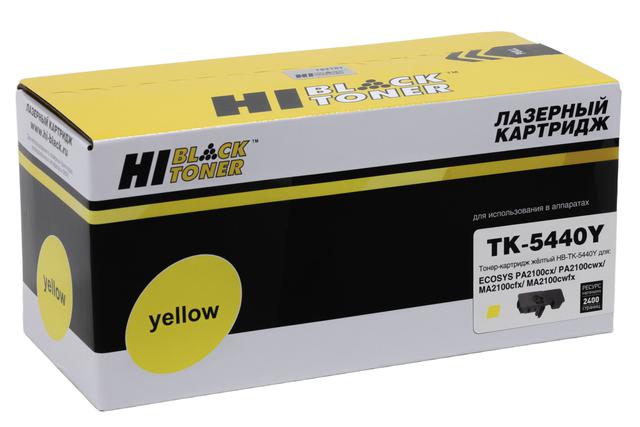 Тонер-картридж Hi-Black (HB-TK-5440Y) для Kyocera ECOSYS PA2100cx/ PA2100cwx/ MA2100cfx, Y, 2,4K