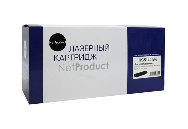 Тонер-картридж NetProduct (N-TK-5140Bk) для Kyocera ECOSYS M6030cdn/ M6530cdn, Bk, 7K