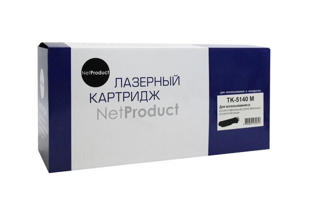 Тонер-картридж NetProduct (N-TK-5140M) для Kyocera ECOSYS M6030cdn/ M6530cdn, M, 5K