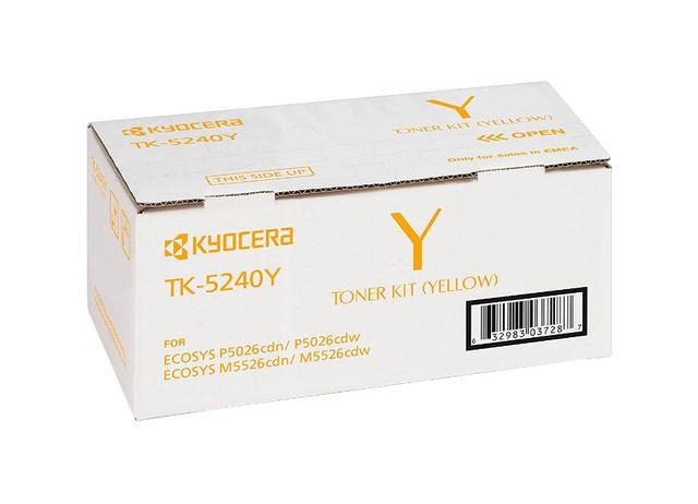 Тонер-картридж TK-5240Y Kyocera Mita P5026cdn/ cdw, M5526cdn/ cdw, 3К (О) жёлтый 1T02R7ANL0