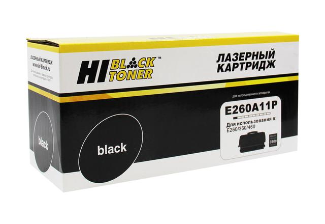 Тонер-картридж Hi-Black (HB-E260A11P) для Lexmark E260/ E360/ E460, 3,5K