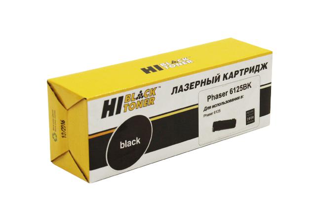 Тонер-картридж Hi-Black (HB-106R01338/ 106R01334) для Xerox Phaser 6125, Восстанов., Bk, 2K