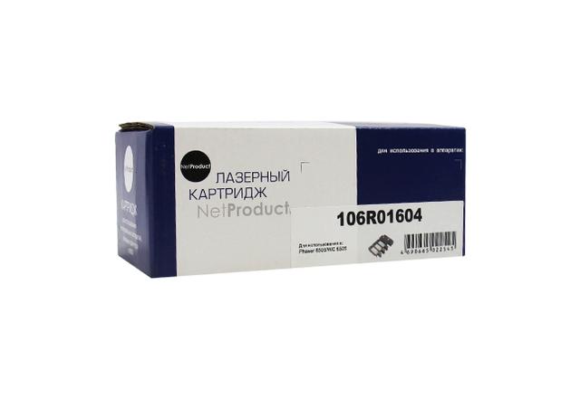 Тонер-картридж NetProduct (N-106R01604) для Xerox Phaser 6500/ WC 6505, Bk, 3K