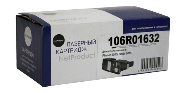 Тонер-картридж NetProduct (N-106R01632) для Xerox Phaser 6000/ 6010/ WC6015, M, 1K