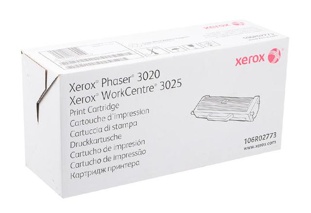 Тонер-картридж Xerox Phaser 3020/ WC 3025 (106R02773), Bk, 1,5K, (О)