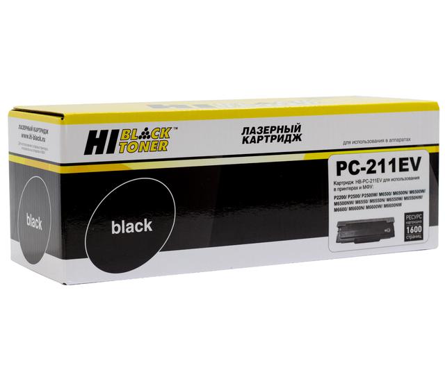 Картридж Hi-Black (HB-PC-211EV) для Pantum P2200/ P2207/ P2507/ P2500W/ M6500/ 6550/ 6607, 1,6К