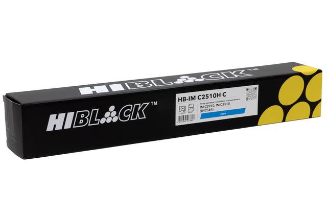 Тонер-картридж Hi-Black (HB-IMC2510H C) для Ricoh IM C2010/ IM C2510, C, 18K