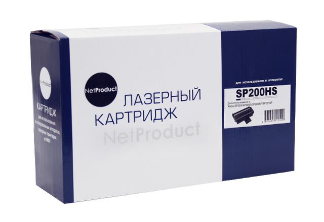 Картридж NetProduct (N-SP200HS) для Ricoh Aficio SP200N/ SP202SN/ SP203SFN, 2,6K