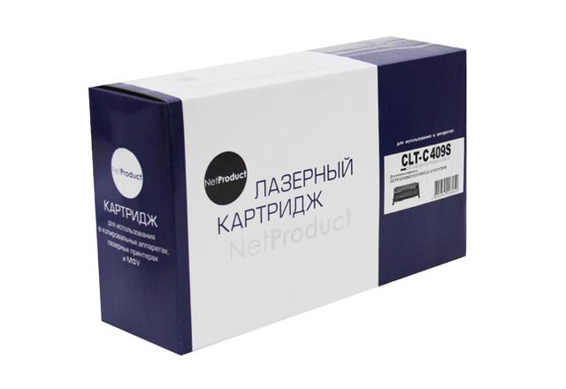 Тонер-картридж NetProduct (N-CLT-C409S) для Samsung CLP-310/ 315/ CLX-3170fn/ 3175, C, 1K