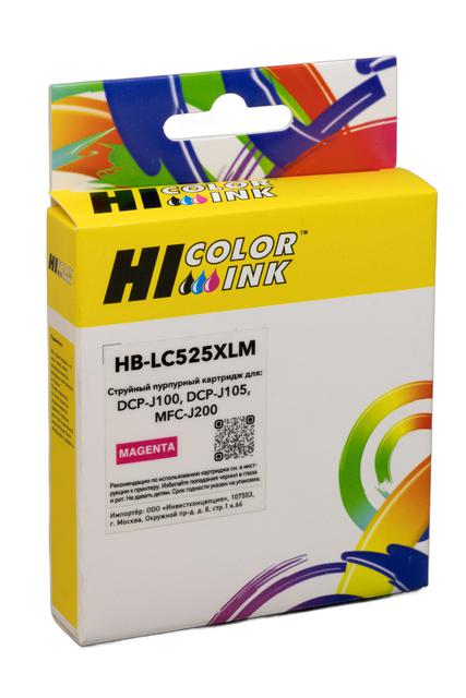 Картридж Hi-Black (LC525XLM) для Brother DCPJ100/ 105/ MFCJ200, M