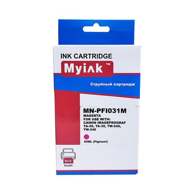Картридж для CANON  PFI-031M IPF TA-20/TA-30/ TM-240/ТМ-340 Magenta (55ml, Pigment) MyInk