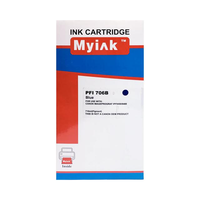 Картридж для CANON PFI-706B IPF 8400/8400S/8400SE/9400/9400S Blue (710 ml) MyInk SAL