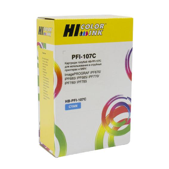 Картридж Hi-Black (PFI-107C) для Canon iPF680/ 685/ 780/ 785, C