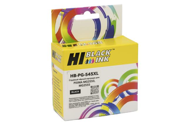 Картридж Hi-Black (HB-PG-545XL) для Canon PIXMA MG2550/ MG2555, Bk