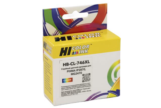 Картридж Hi-Black (HB-CL-746XL) для Canon PIXMA IP2870/ MG2470, Color
