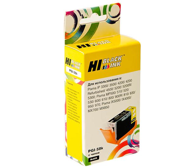 Картридж Hi-Black (HB-PGI-5Bk) для Canon PIXMA MP500/ 510/ 520/ 530, Bk