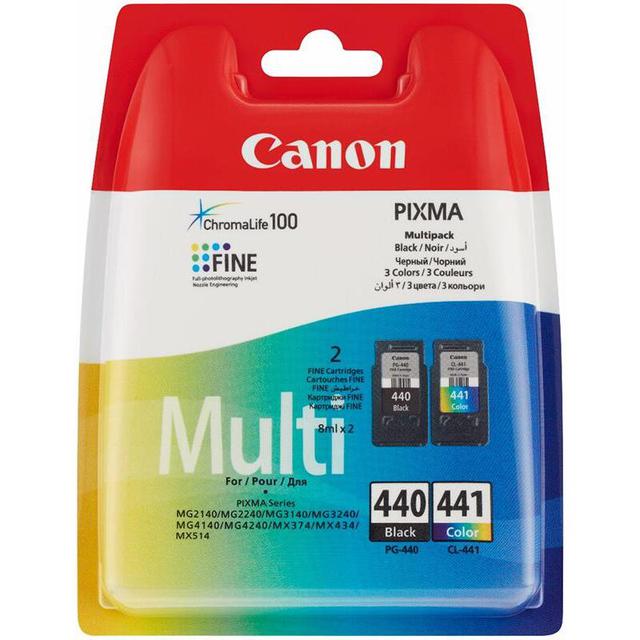 Картридж струйный Canon PG-440/ CL-441 для Canon MG2140/ MG3140, 180стр (O) чёрный+цвет 5219B005