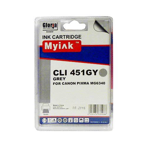 Картридж для CANON  CLI-451 XLGY PIXMA MG6340/7140 Grey (12ml, Dye)  MyInk