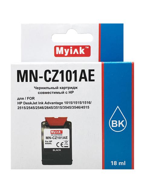 Картридж для (650XL) HP DJ Advantage 2515/3515/4515 CZ101AE (R) Black (18ml) Myink