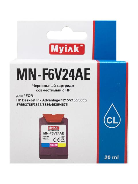 Картридж для (652XL) HP DJ Advantage 2135/3635/3835/4535/4675 F6V24AE (R) Color (20ml) Myink