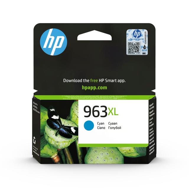 Картридж 963XL для HP OfficeJet Pro 901x/ 902x/ HP, 1,6К (О) голубой 3JA27AE