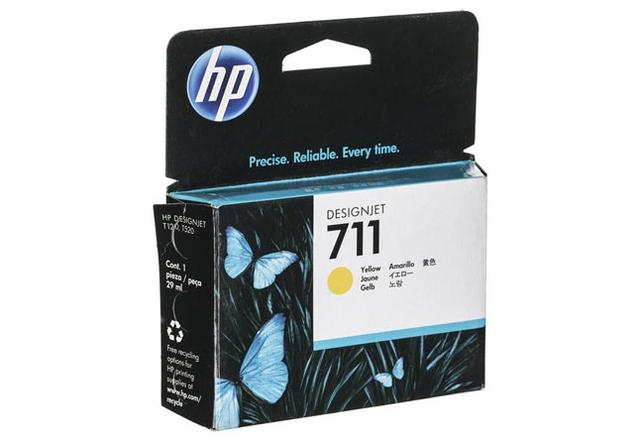 Картридж 711 для HP DJ T120/ T520, 29мл (О) жёлтый CZ132A