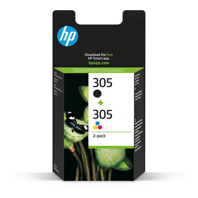 Картридж струйный 305 для HP DJ 2320/ 2710/ 2720, 120/ 100стр.(О) (3YM60AE+3YM61AE) черный+цвет 6ZD17AE