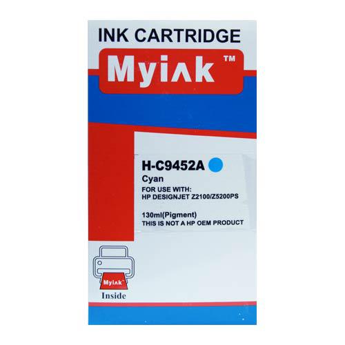 Картридж для ( 70) HP DesignJet  Z2100/Z5200 C9452A Cyan (130ml, Dye) MyInk