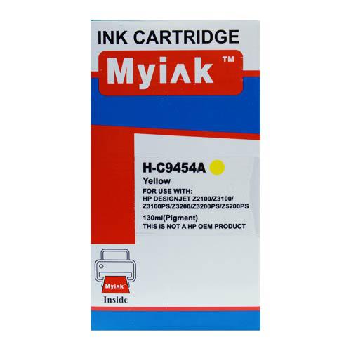 Картридж для ( 70) HP DesignJet  Z2100/Z5200 C9454A Yellow (130ml, Dye) MyInk