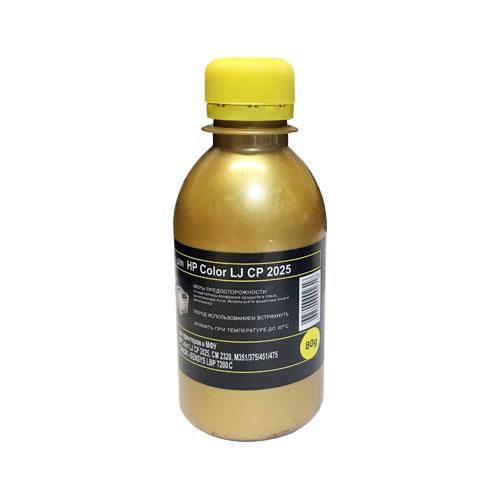 Тонер для HP Color LJ CP 2025/CM 2320/CP 1215/CP 1025   (фл,80,желтый,glossy,Chemical MKI) Gold ATM