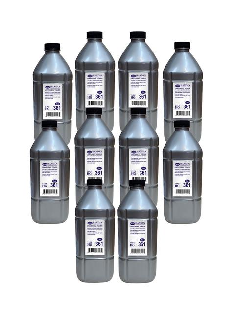 Тонер для HP Универсал тип HG361 (фл,1кг,HANDAN) (УПАКОВКА 10шт) Silver ATM