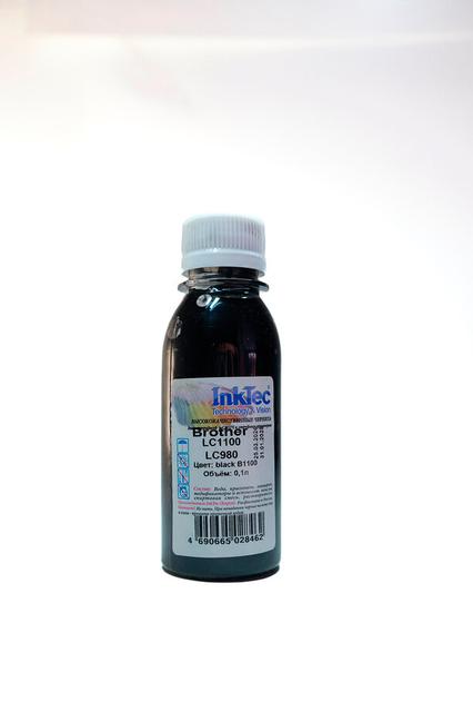 Чернила InkTec (B1100) для Brother LC1100/  LC980, Bk, 0,1л