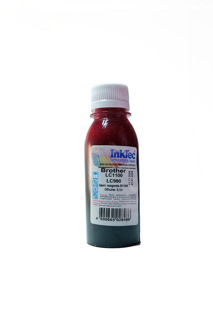 Чернила InkTec (B1100) для Brother LC1100/  LC980, M, 0,1л