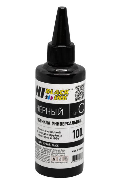 Чернила Hi-Black Универсальные для Canon (Тип C-V1), Bk, 0,1 л.