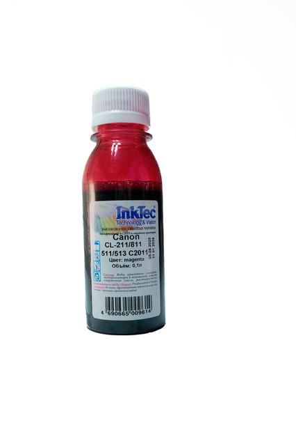 Чернила InkTec (C2011) для Canon CL-211/ 811/ 511/ 513, M, 0,1 л.