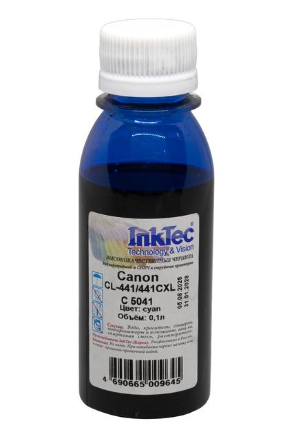 Чернила InkTec (C5041) для Canon CL-441/ 441CXL, C, 0,1 л.