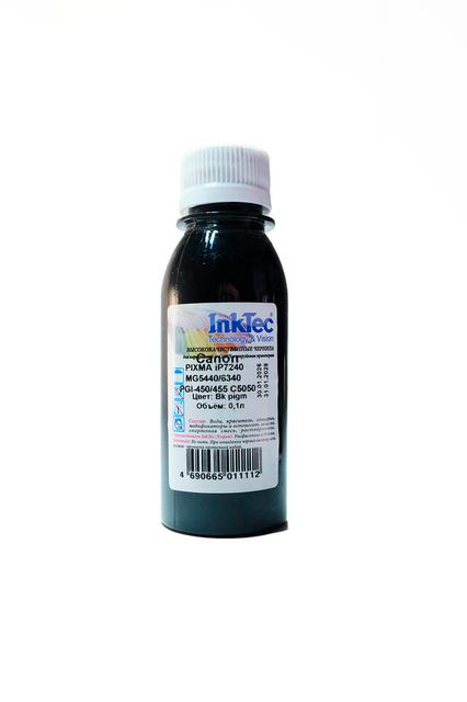 Чернила InkTec (C5050) для Canon PIXMA iP7240/ MG5440/ 6340 (PGI-450/ 455), Пигм., Bk, 0,1 л.