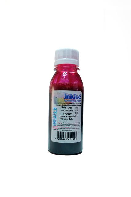 Чернила InkTec (C0090) для Canon GI-490/ 790/ 890/ 990, M, 0,1 л.