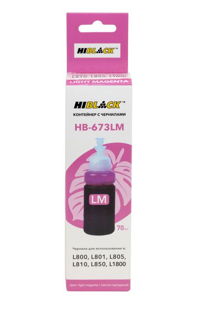 Контейнер с чернилами Hi-Black (HB-673ML) для Epson L800/ L801/ L810/ L850, C13T67364A, ML, 70ml