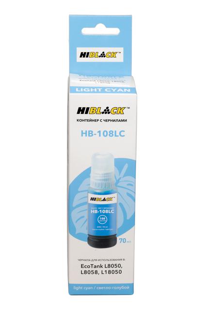 Контейнер с чернилами Hi-Black (HB-108) для Epson L8050/ L18050, CL, 70ml