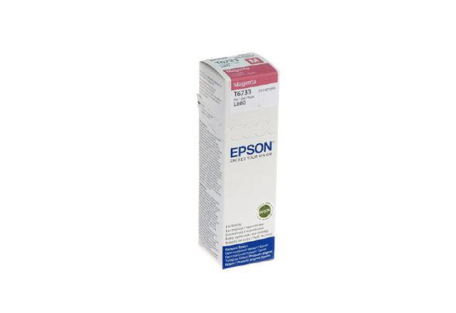 Чернила Epson L800/ L1800/ L810/ L850 (О) C13T67334A/ C13T673398, magenta, 70ml