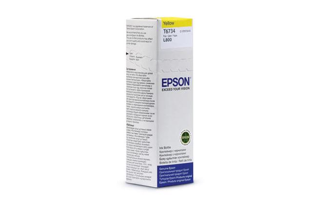 Чернила Epson L800/ L1800/ L810/ L850 (О) C13T67344A/ C13T673498, yellow, 70ml