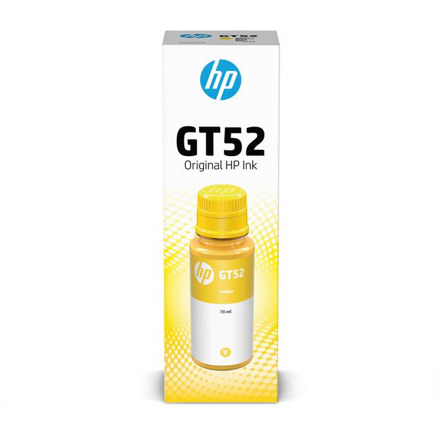 Чернила GT52 для HP DJ GT, 8000стр/ 70мл (О) жёлтые M0H56AE