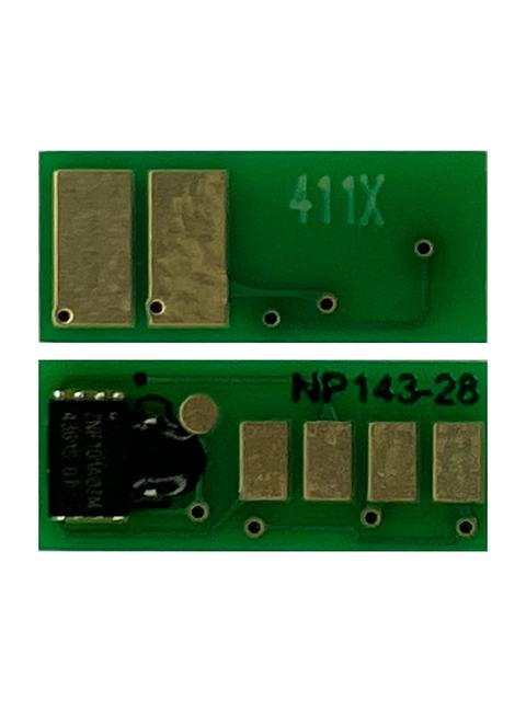Чип к-жа HP Color LJ M452/M477 (5K,OEM Size,Green) CF411X cyan  UNItech(Zhono)