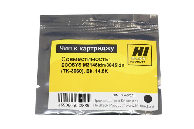 Чип Hi-Black к картриджу Kyocera ECOSYS M3145idn/ 3645idn (TK-3060), Bk, 14,5K