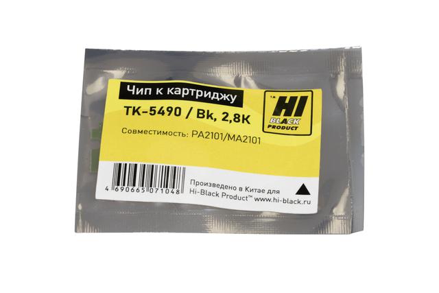 Чип Hi-Black к картриджу Kyocera ECOSYS PA2101/ MA2101 (TK-5490), Bk, 2,8К