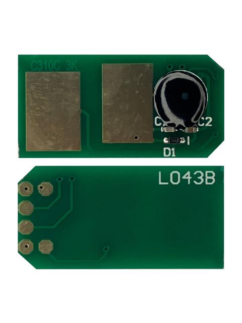 Чип к-жа OKI C310/ C330/C510/C511/C530/MC351/MC361/MC561 (2K) cyan  UNItech(Zhono)