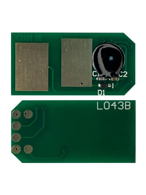Чип к-жа OKI C310/ C330/C510/C511/C530/MC351/MC361/MC561 (2K) yellow  UNItech(Zhono)